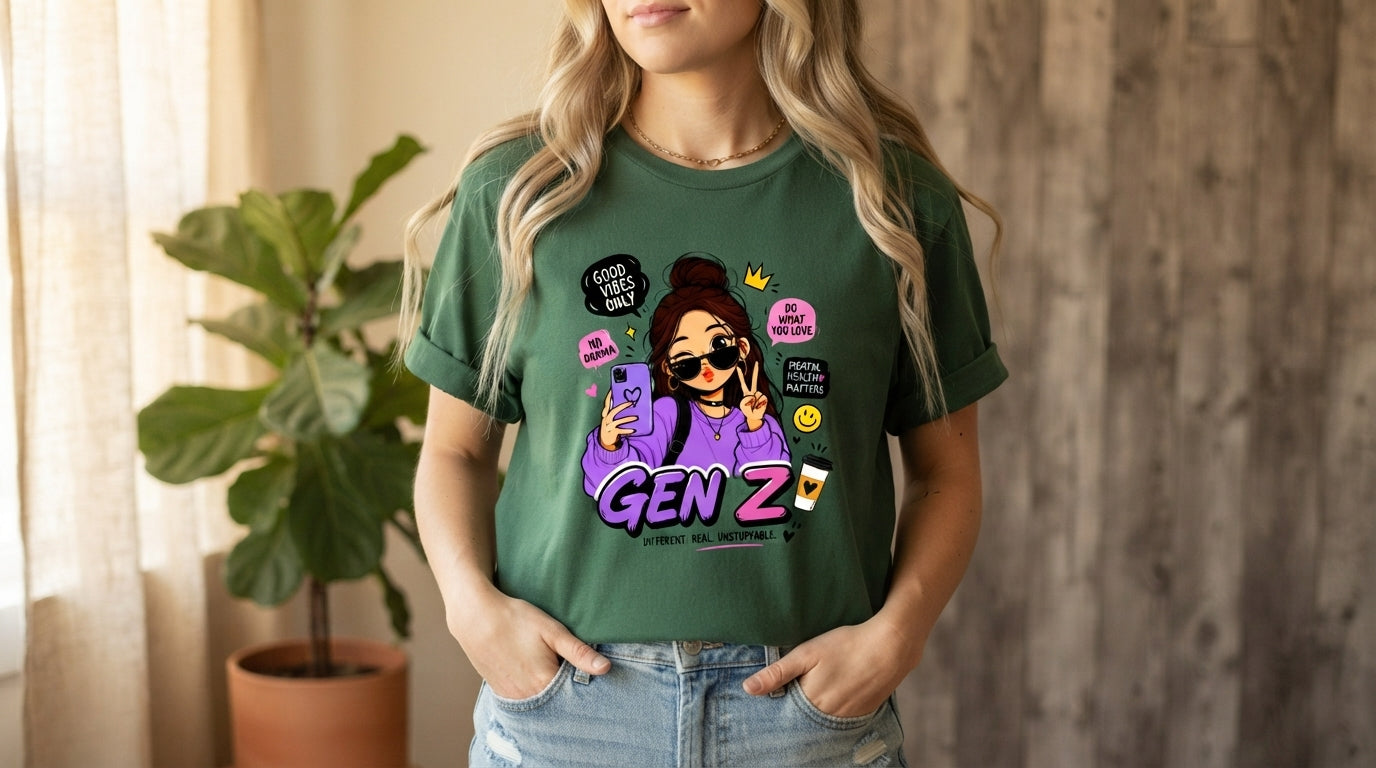 Gen Z Pop Culture Graphic Tee