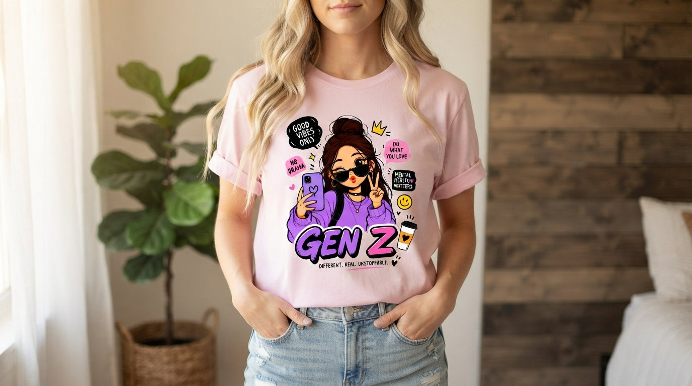 Gen Z Pop Culture Graphic Tee