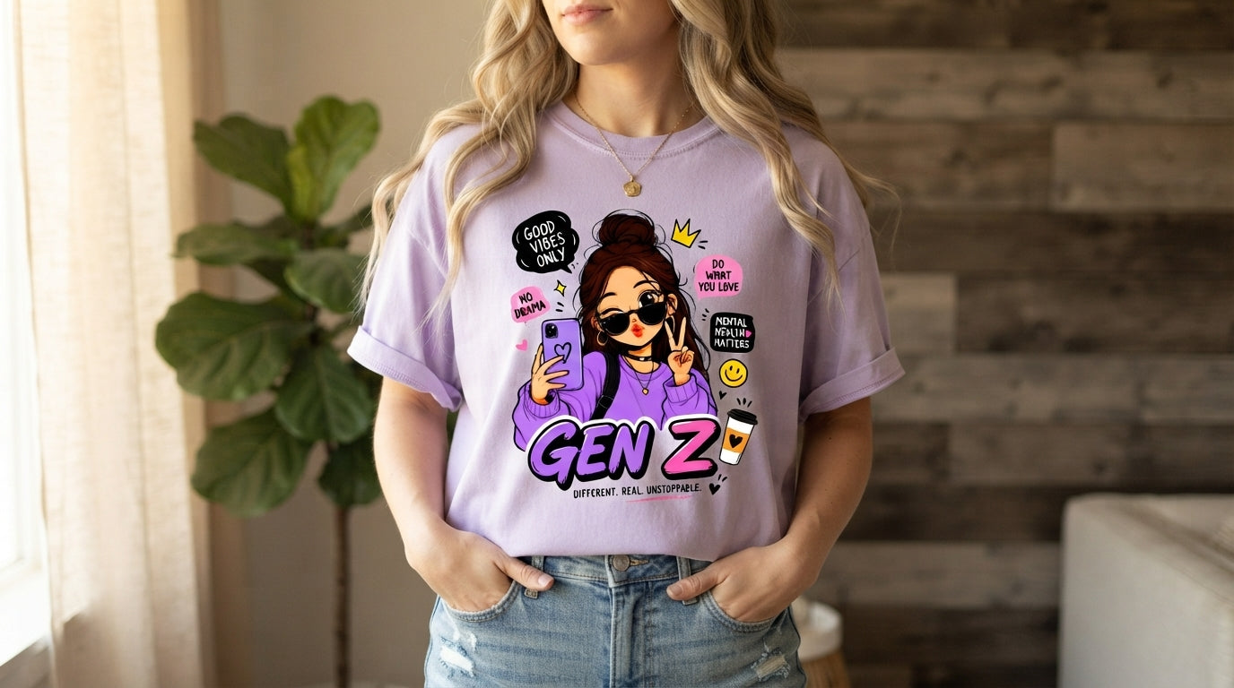 Gen Z Pop Culture Graphic Tee