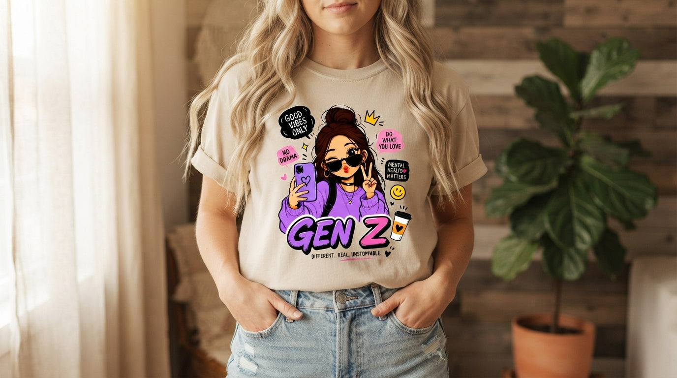 Gen Z Pop Culture Graphic Tee