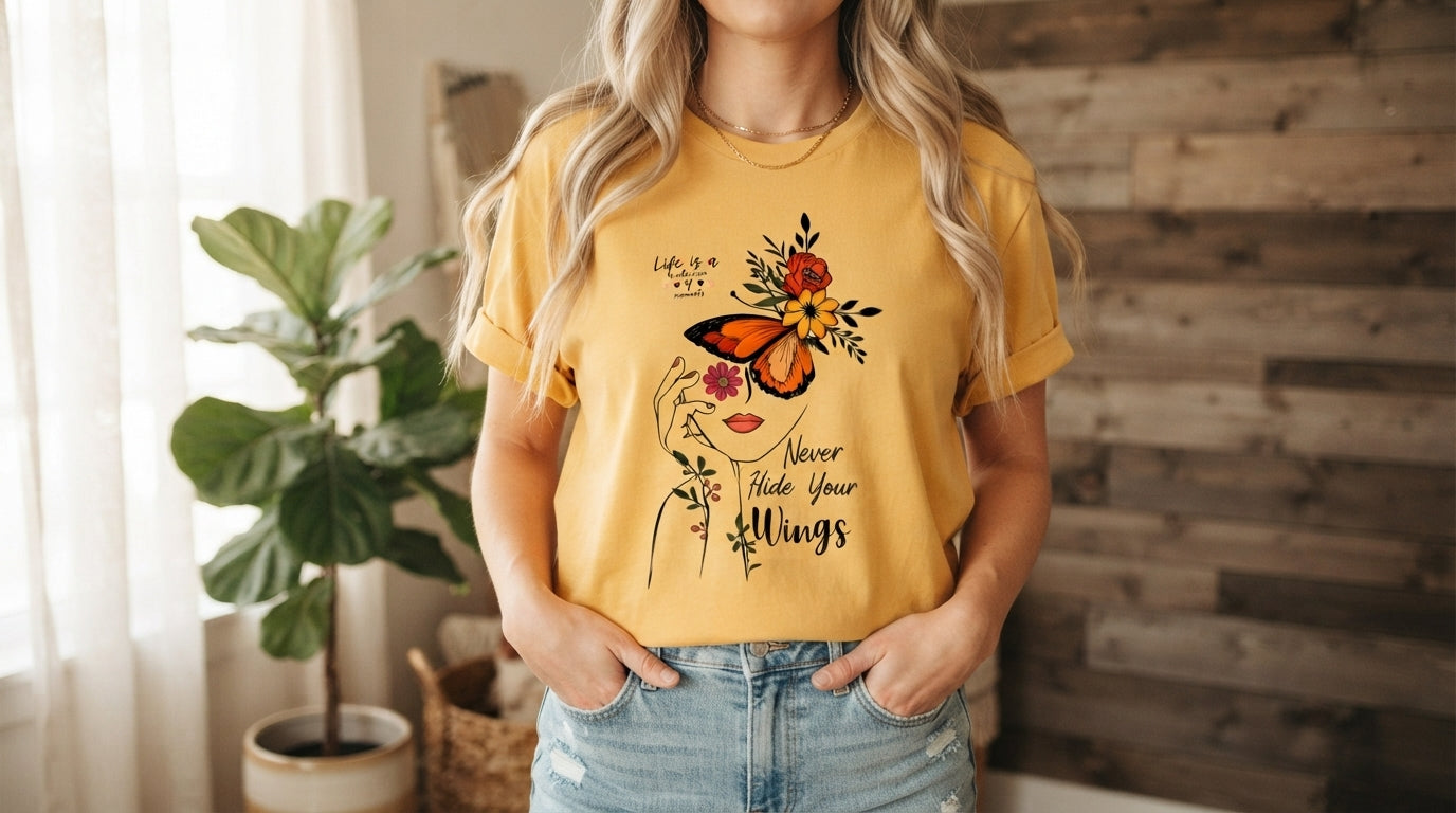 Give Your Dreams Wings Butterfly Tee
