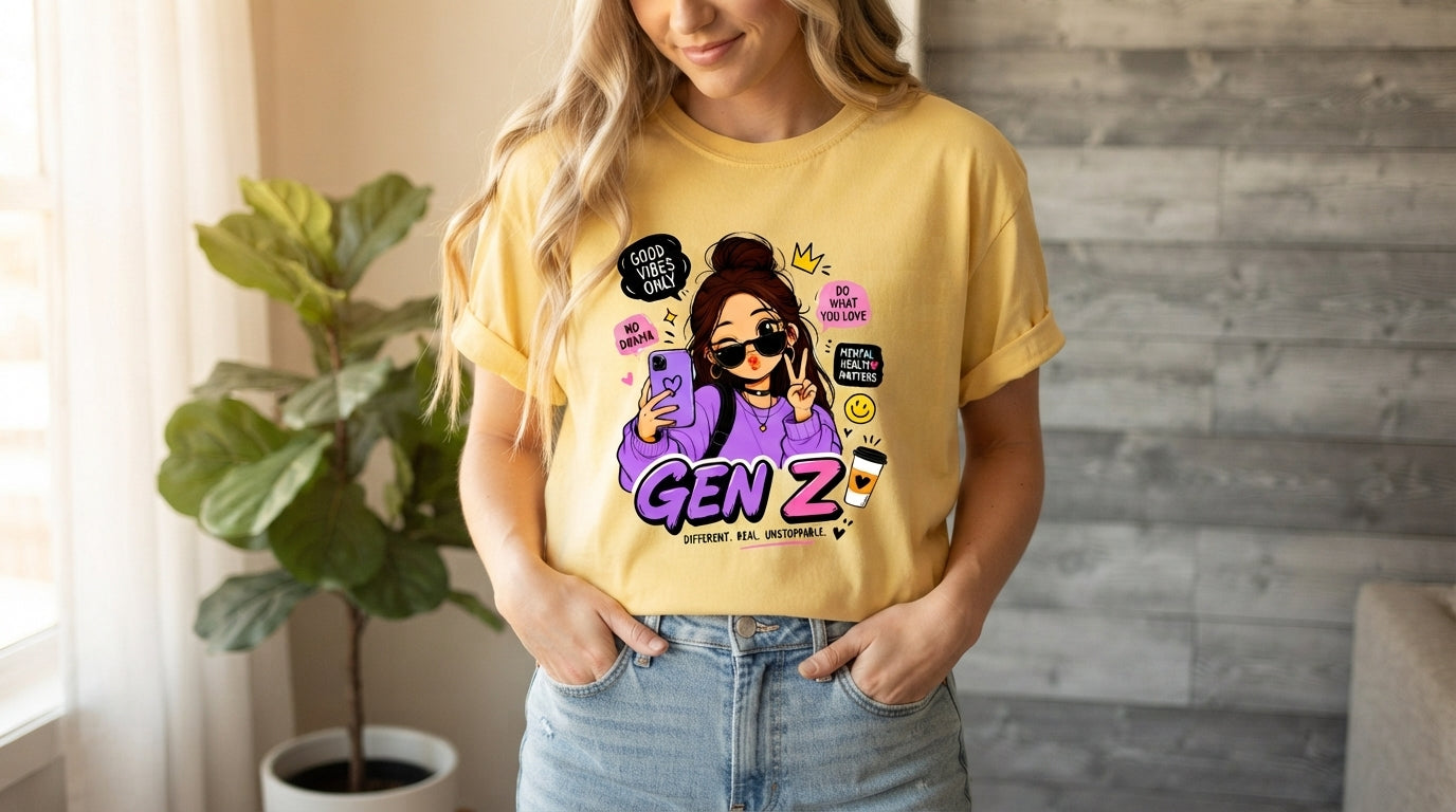 Gen Z Pop Culture Graphic Tee