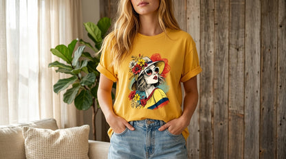 Pop Art Sunglasses Portrait Tee by AuraReiment