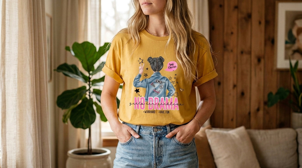 No Drama Urban Girl Graphic Tee by AuraReiment