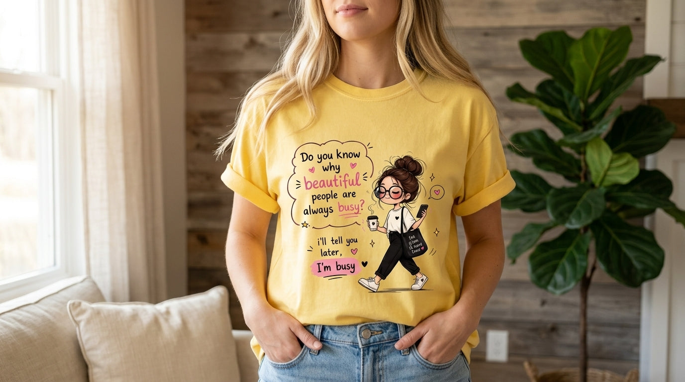 Retro Girl & Quotes Graphic Tee