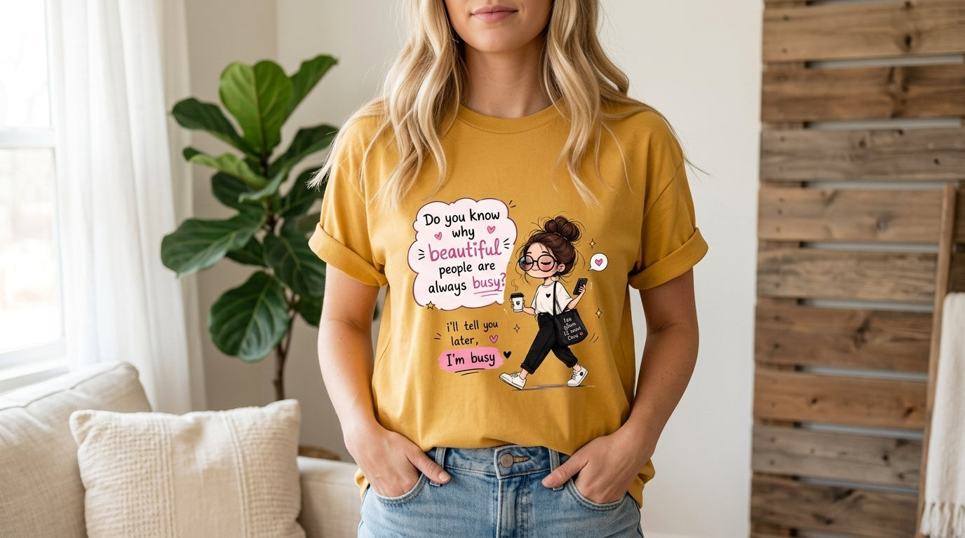 Retro Girl & Quotes Graphic Tee