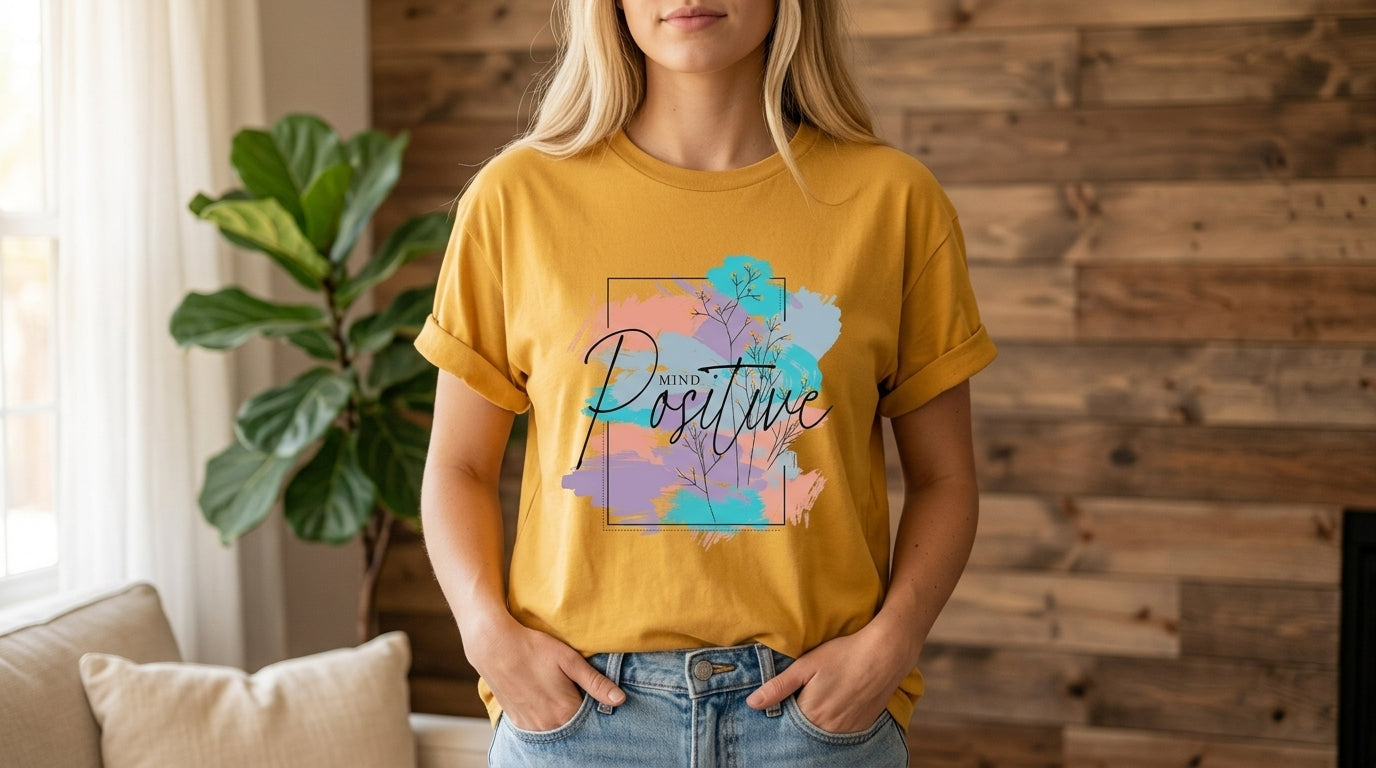 Positive Vibes Minimal Graphic Tee