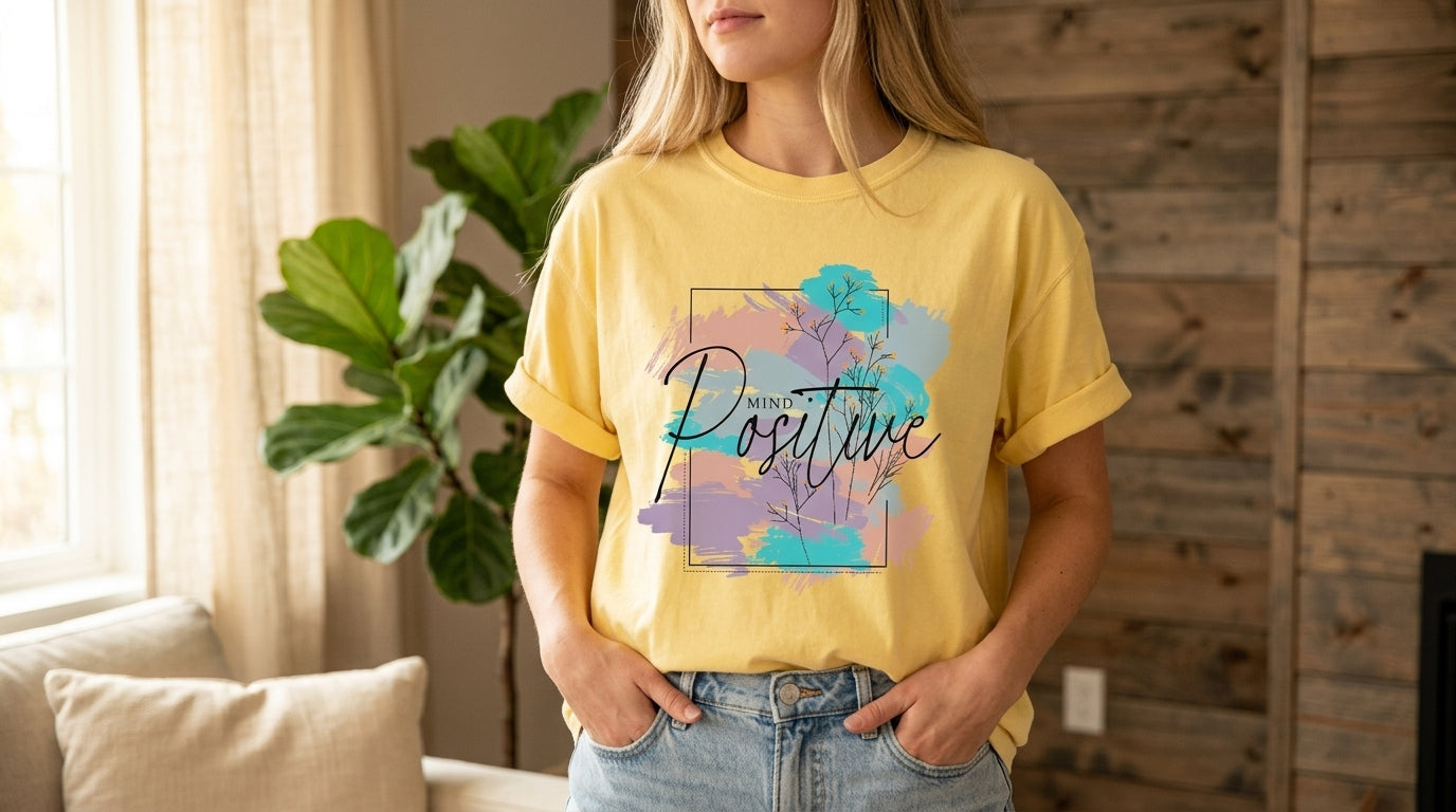 Positive Vibes Minimal Graphic Tee